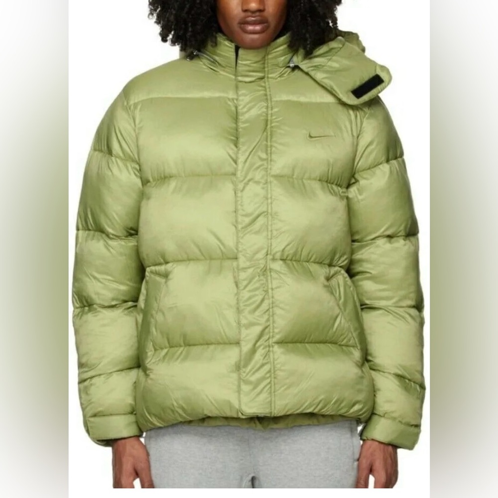 Nike Life Therma-FIT Men's Puffer Jacket Coat Green $350 DQ4920 334 Med